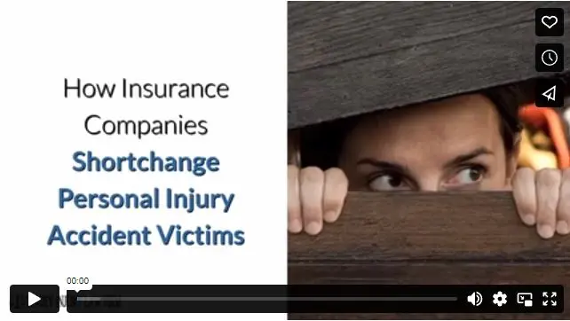 How Insurance Companies Shortchange Personal Injury Accident Victims