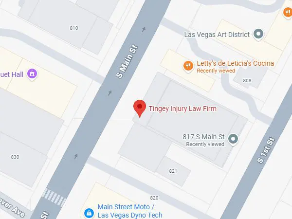 Tingey Injury Law Location Map Tingey Injury Law Location Map
