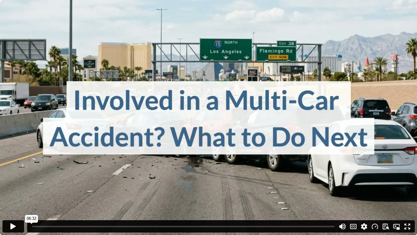 Involved in a Multi-Car Accident? What to Do Next