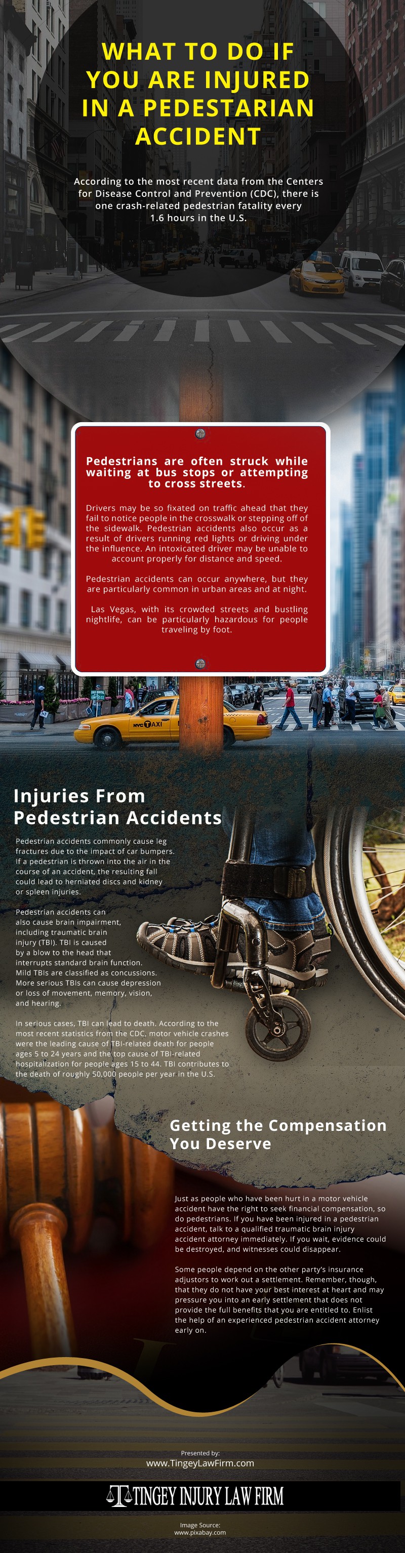 What to Do If You Are Injured in a Pedestrian Accident [infographic]