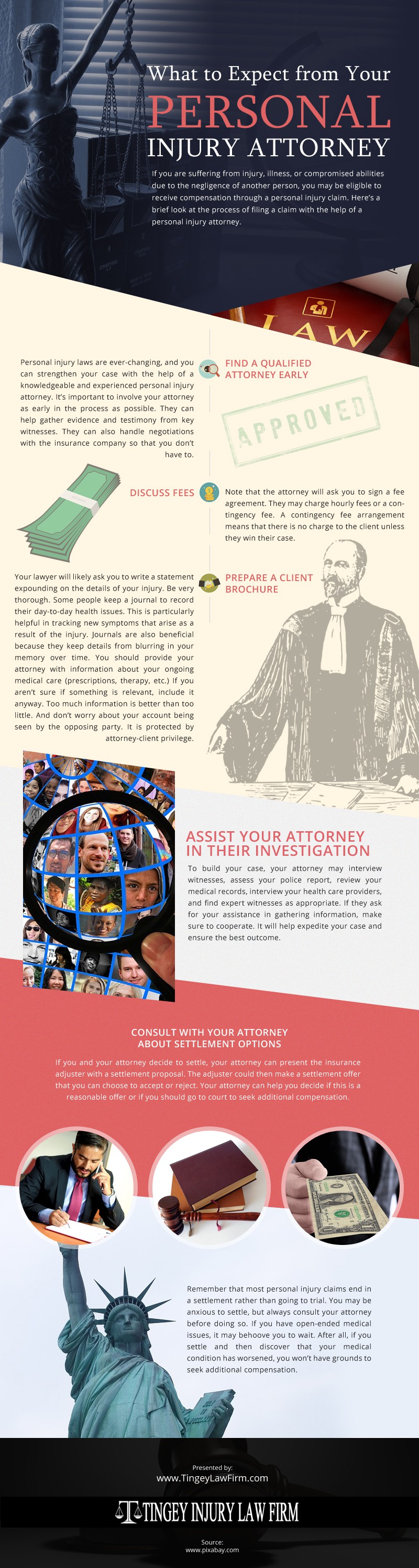What to Expect from Your Personal Injury Attorney [infographic]