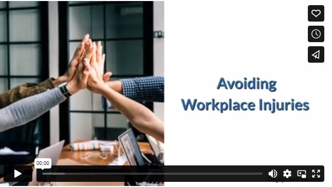 Avoiding Workplace Injuries