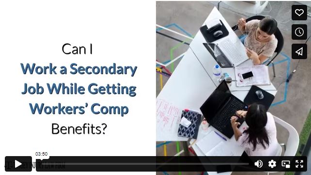 Can I Work a Secondary Job While Getting Workers’ Comp Benefits?