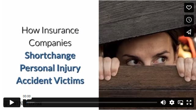 How Insurance Companies Shortchange Personal Injury Accident Victims