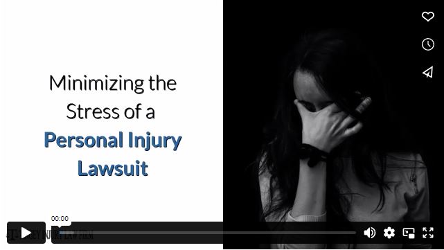 Minimizing the Stress of a Personal Injury Lawsuit