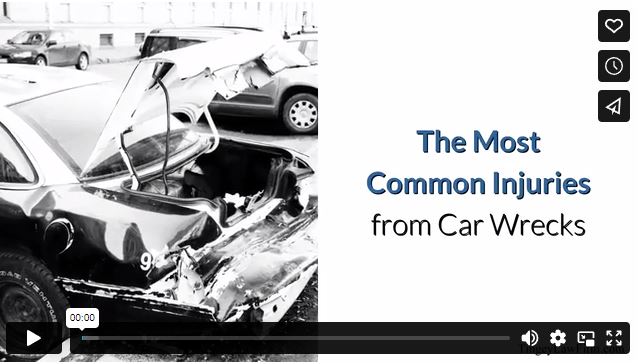 The Most Common Injuries from Car Wrecks