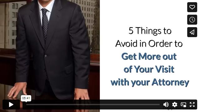 5 Things to Avoid in Order to Get More out of Your Visit with your Attorney