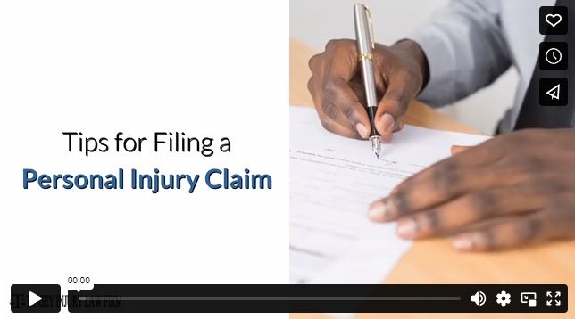 Tips for Filing a Personal Injury Claim