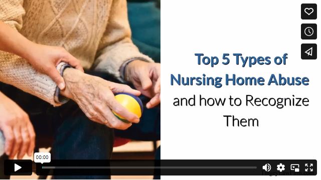Top 5 Types of Nursing Home Abuse and how to Recognize Them