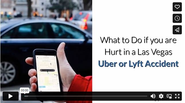 What to Do if you are Hurt in a Las Vegas Uber or Lyft Accident