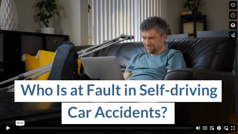 Who Is at Fault in Self-driving Car Accidents?