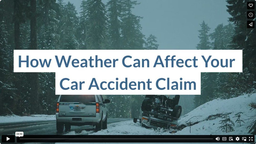 How Weather Can Affect Your Car Accident Claim