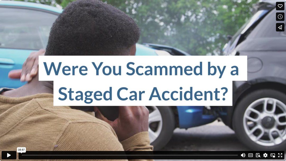 Were You Scammed by a Staged Car Accident?
