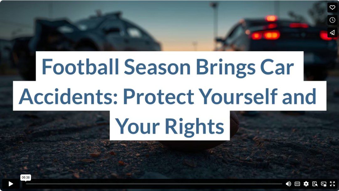 Football Season Brings Car Accidents: Protect Yourself and Your Rights